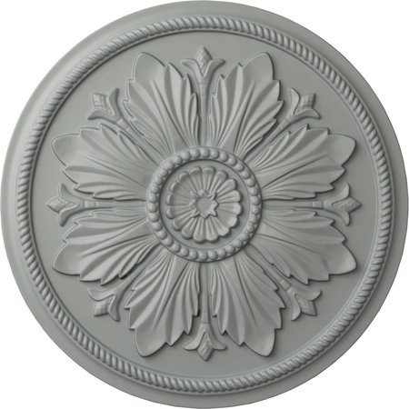 EKENA MILLWORK Kaya Ceiling Medallion (Fits Canopies up to 5 1/4"), 23 5/8"OD x 1 1/2"P CM23KA
